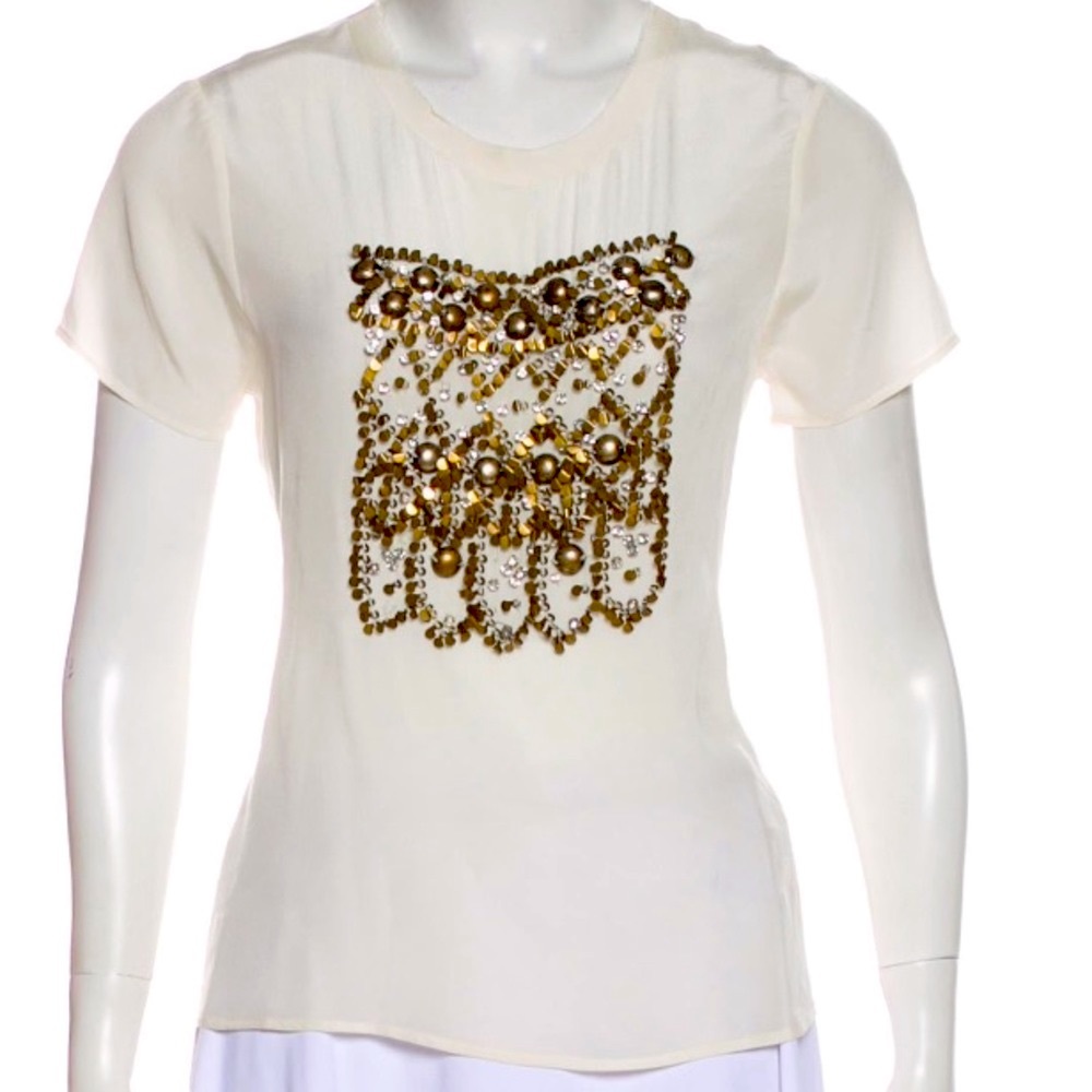 Gryphon Ever Tee, Wht XS *statement piece!! NWT